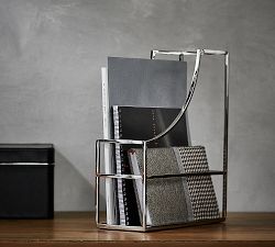 Polished Nickel Magazine Holder