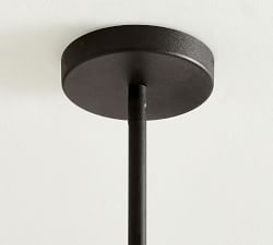 Sonora Outdoor Clear Glass Linear Chandelier (40")