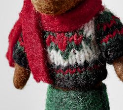 Felt Moose Ornament