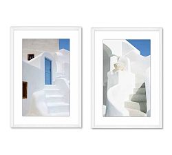 Santorini Entryway Framed Prints