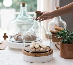 Artisan Recycled Cloche with Stopper