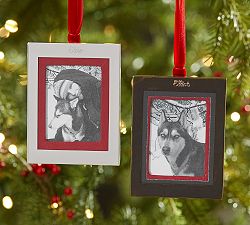 Personalized Grosgrain Frame Ornament