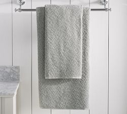 Textured Cotton Linen Towel