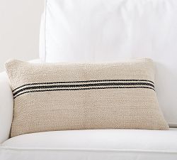 Vintage Grainsack Lumbar Pillow Cover