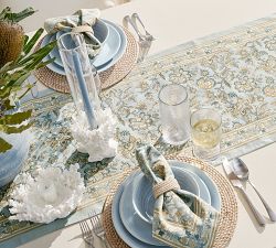 Brooke Block Print Cotton Napkins