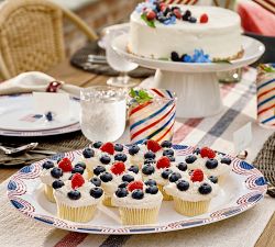 Cabana Americana Outdoor Melamine Oval Serving Platter