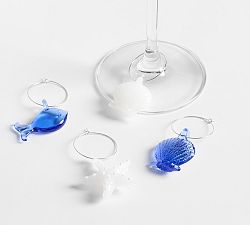 Coastal Icon Wine Charms - Mixed Set of 4