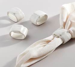 Mason Stoneware Napkin Rings - Set of 4