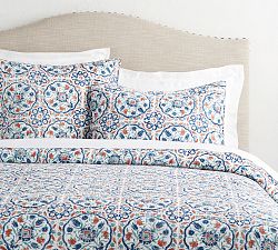 Nesa Tile Print Quilt &amp; Shams