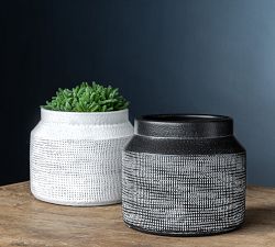 Novah Painted Terracotta Indoor Planters