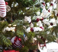 Popcorn &amp; Cranberry String Lights Garland