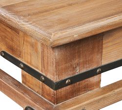 Brooklyn Rectangular Reclaimed Wood Coffee Table (60")