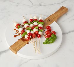 Reclaimed Italian Wood Round Cheese Board