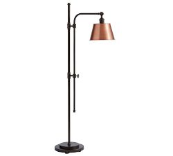 Articulating Tapered Metal Floor Lamp (61")