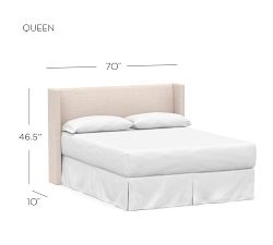 Elliot Shelter Upholstered Headboard