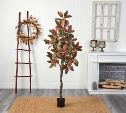 Faux Fall Magnolia Tree