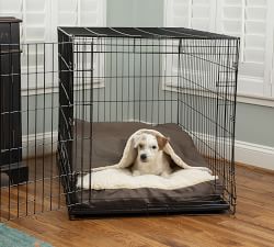 Luxury Microsuede Washable Pet Crate Bed