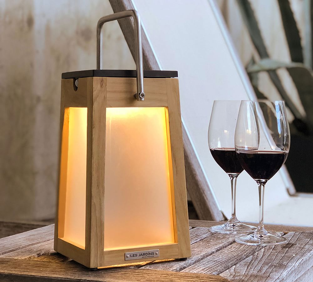 Nellie Solar Outdoor Lantern by Pottery Barn