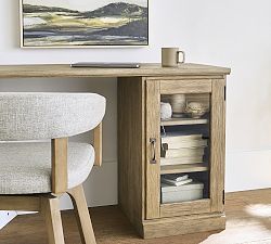 Printer's Single Glass Door Cabinet (16")