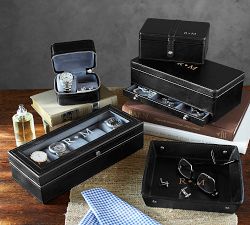 Saddle Leather Accessories Collection - Black