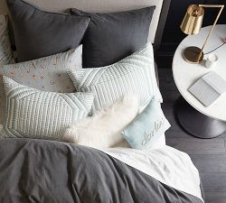 The Emily &amp; Meritt Washed Cotton Duvet Cover & Shams