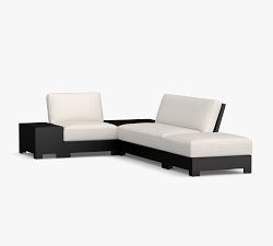 Malibu Metal Platform 5-Piece Outdoor Sectional Set (132")
