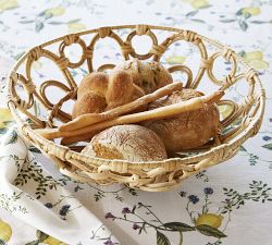 Monique Lhuillier Antibes Handwoven Wicker Serve Bowl