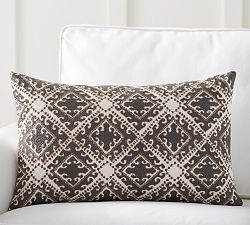 Nya Embroidered Lumbar Pillow Cover