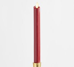 Premium Flickering Flameless Wax Taper Candle