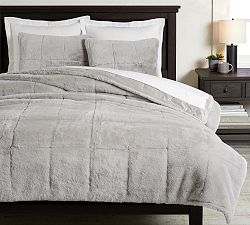 Alpine Faux Fur Quilt &amp; Shams