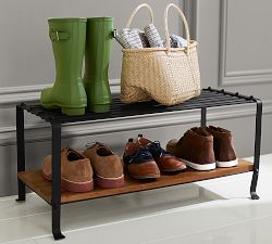 Blacksmith Iron Shoe Storage Rack