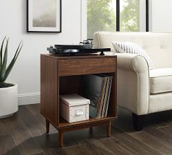 Lennon Record Storage Side Table