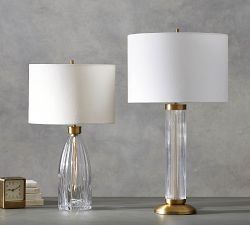 Maggie Glass Table Lamp (23"-26")
