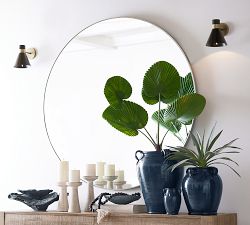 Faux Fanned Palm Tree Branch