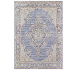 Open Box: Carina Synthetic Rug, 2.7' x 8' - Blue Multi