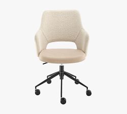 Briar Upholstered Swivel Desk Chair