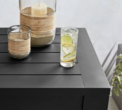 Malibu Metal Rectangular Outdoor Bar Height Table (56")