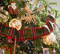 Plaid Ribbon Garland