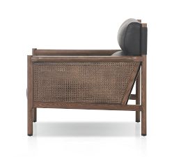 Rowan Cane Leather Chair