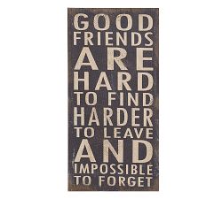 Good Friends Wall Art