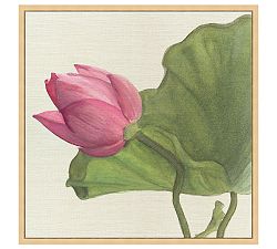 Lily on Linen Canvas