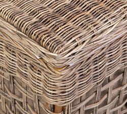 Rattan Shoe Storage Bench