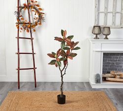 Faux Fall Magnolia Tree