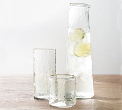 Hammered Glass Carafe