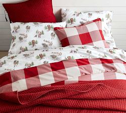 Nostalgic Santa Percale Pillowcases - Set of 2