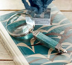 Turquoise Bone Magnifying Glass