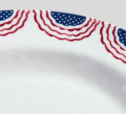 Cabana Americana Outdoor Melamine Oval Serving Platter