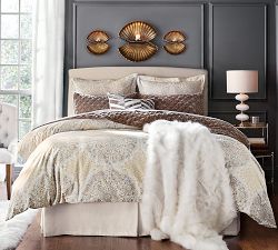 Velvet Applique Pillow Cover