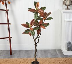 Faux Fall Magnolia Tree