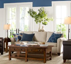 Leigh Ikat Embroidered Pillow Cover